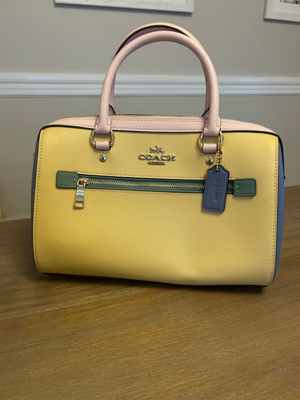 Coach Colorblock Rowan Satchel
